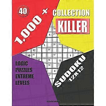 1000 + Collection Sudoku Killer 12x12 : Logic Puzzles Extreme Levels