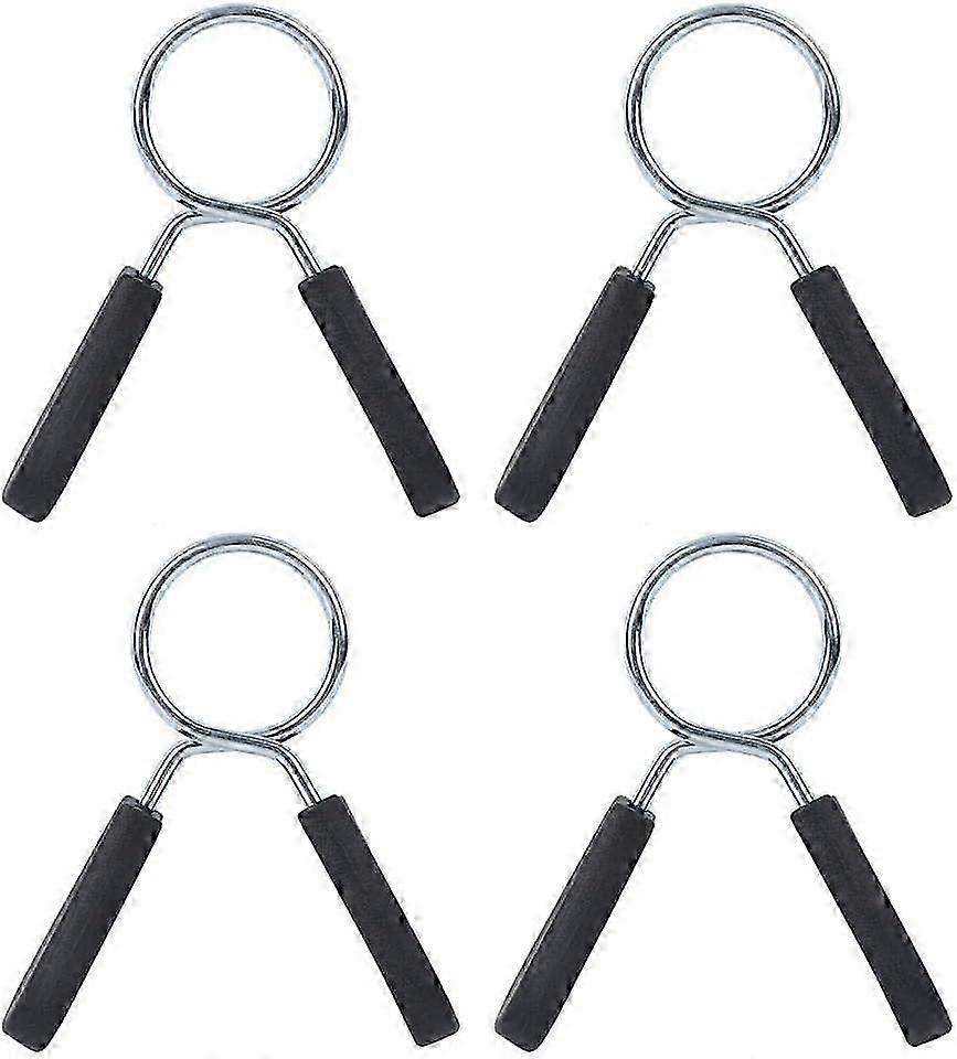 Spinlock Collar, Dumbbell Lock Clamp, 4pcs Double Ring for Fitnnes Bench Press