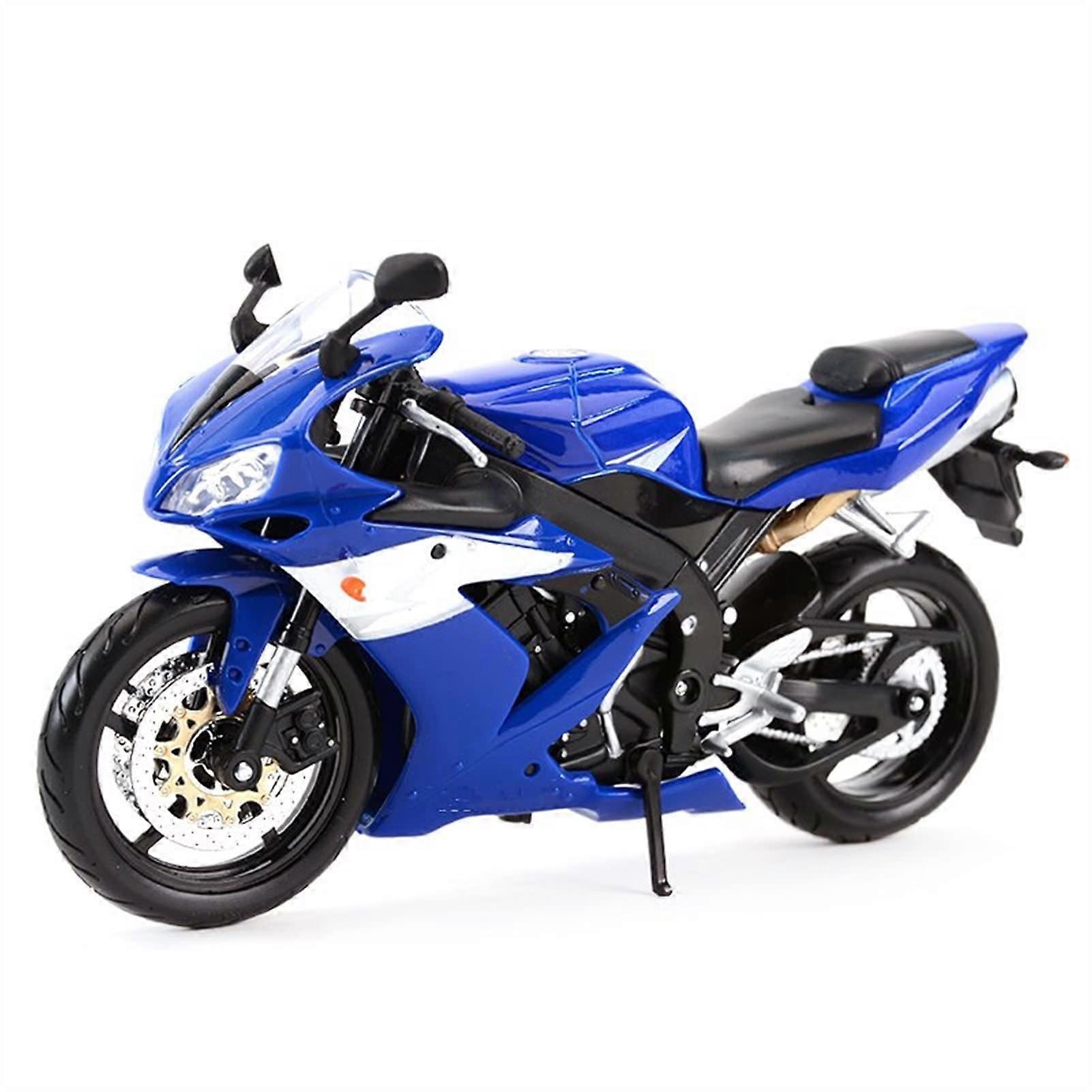 1:12 For Yamaha YZFR1 DieCast Vehicle Collectors Hobby Motorcycle Model Toy Blue