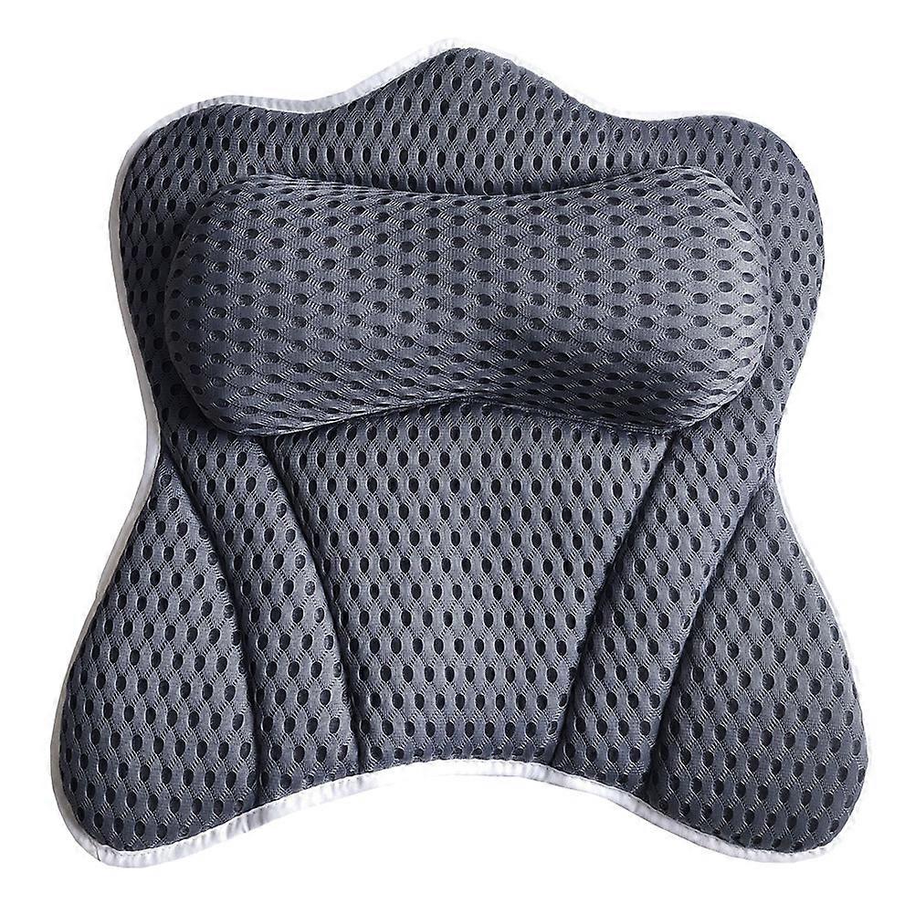 Bath Accessories Bathtub Pillow for Neck Support with Suction Cup