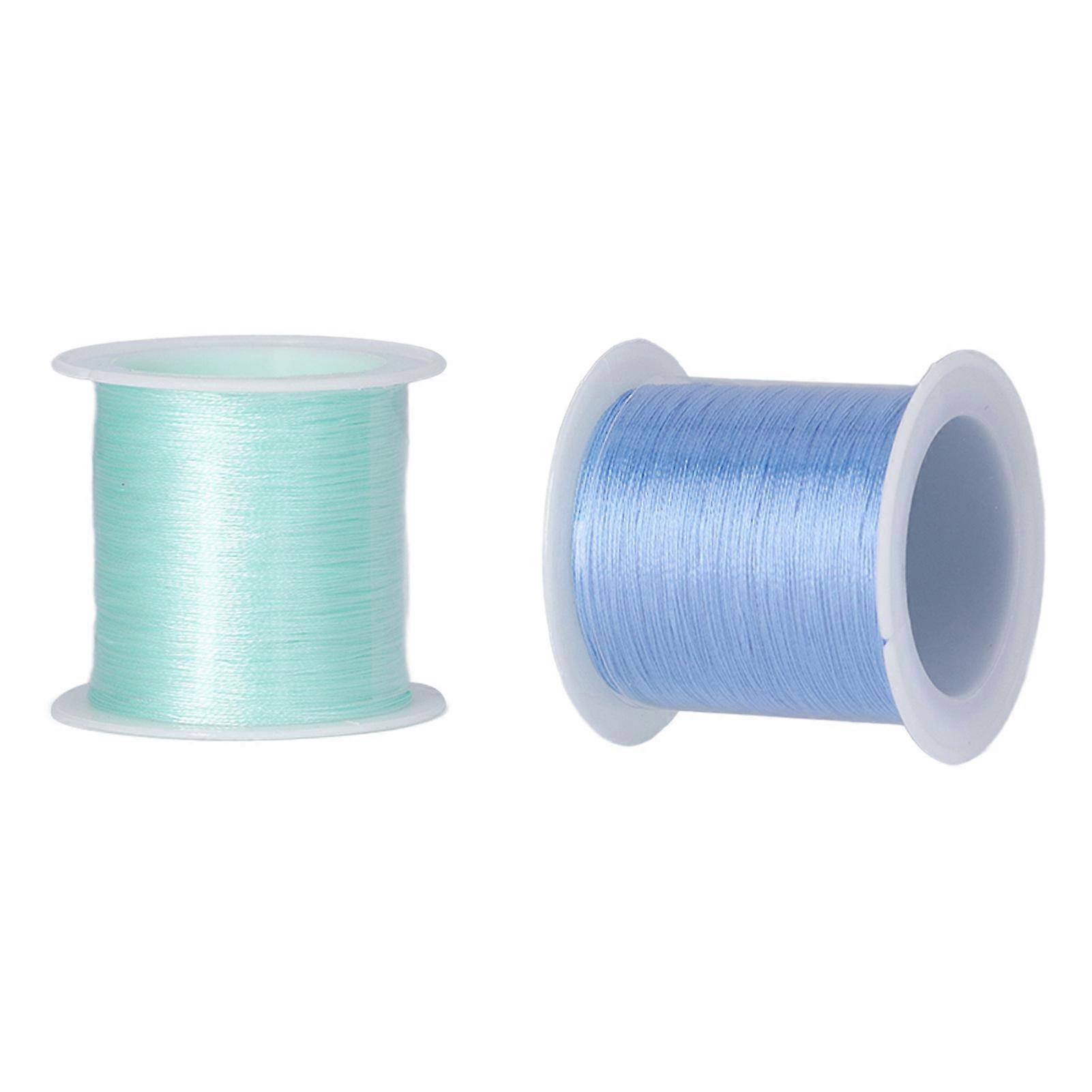 20pcs Bracelet String 3 Strands DIY Making Polyester Material Convenient Practical Elastic Bracelet Cord for Necklaces