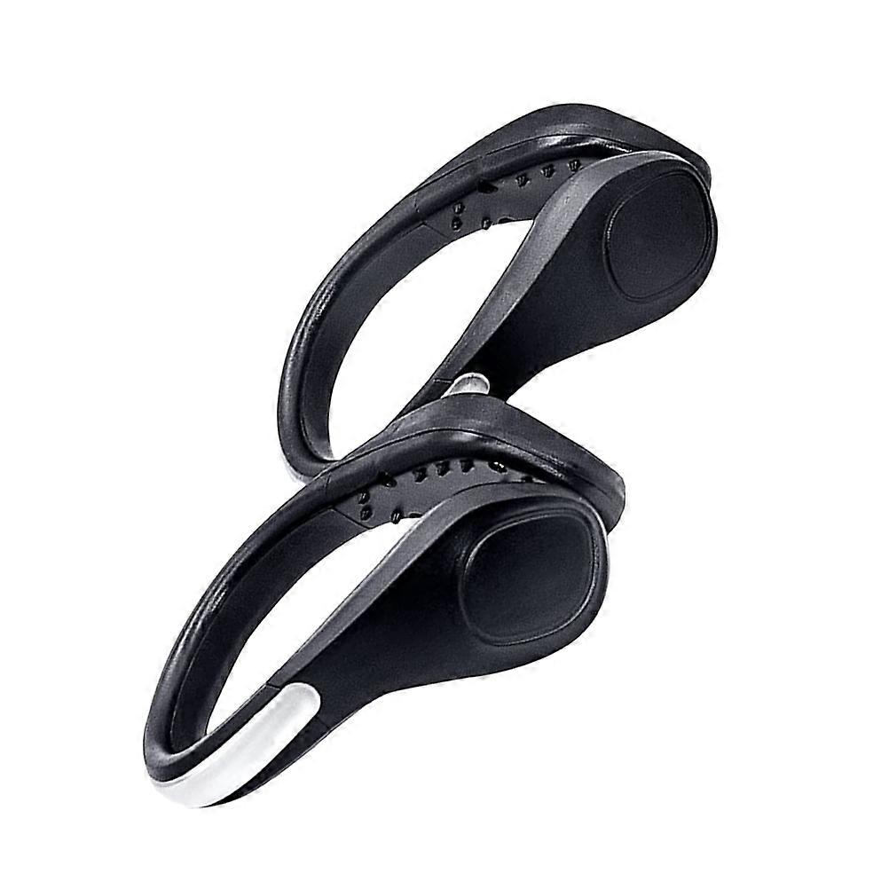 LED Shoe Light Clips for Night Running with Modes Black ABS 2pcs