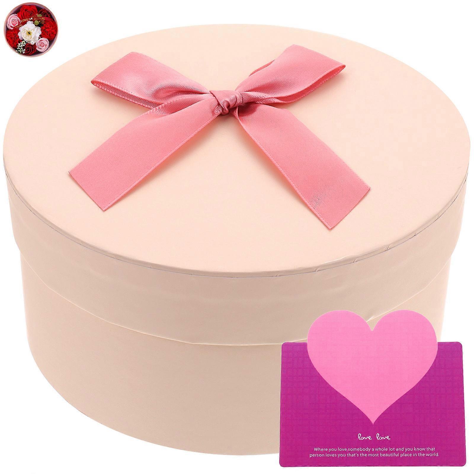 Artificial Flower Box Soap Flowers Decors Non-Wilting Decorative Mother's Day Home Decoration 1Pack