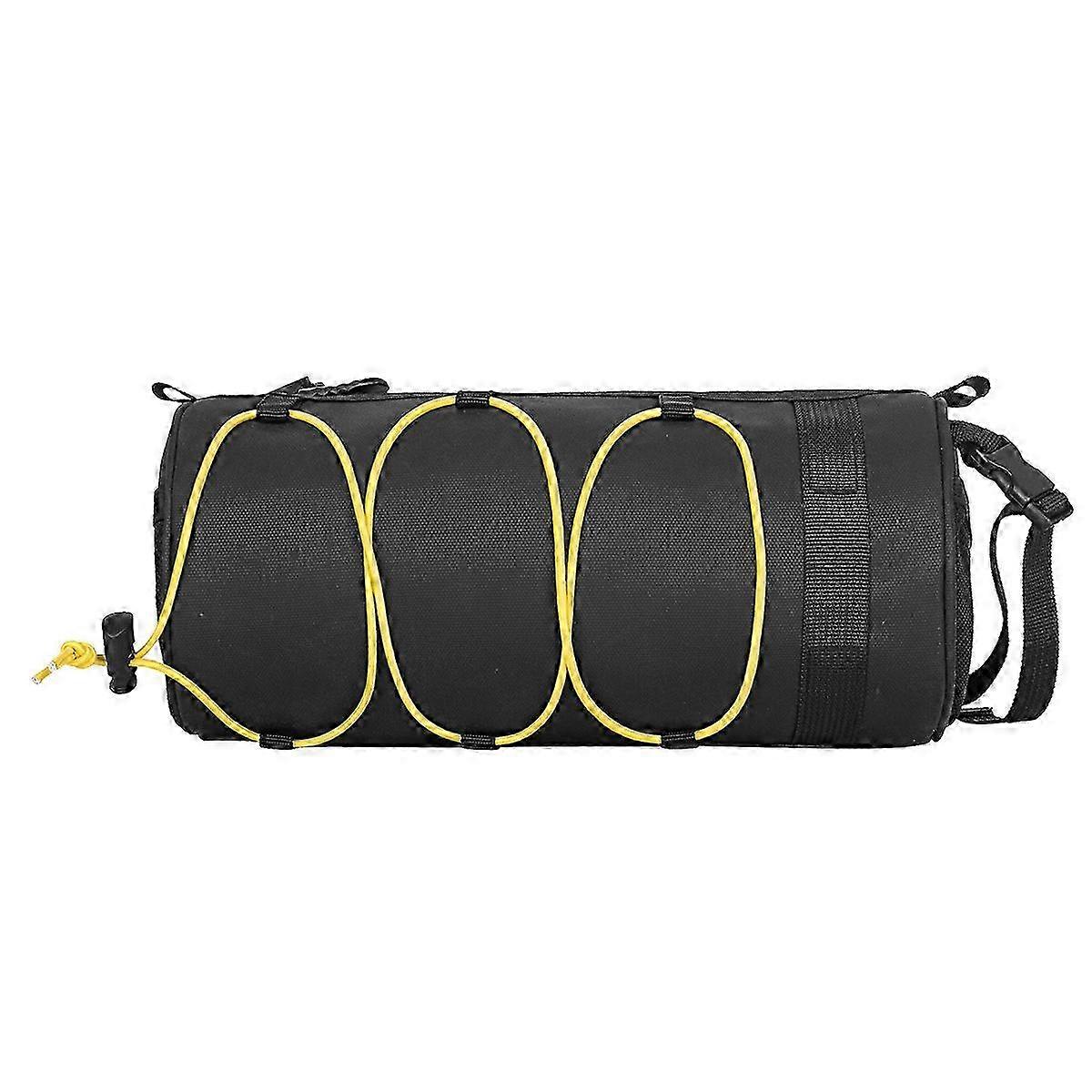 Bicycle Handlebar Storage Bag with Waterproof Zipper, a Bike Frame and Scooter Bag Accessory