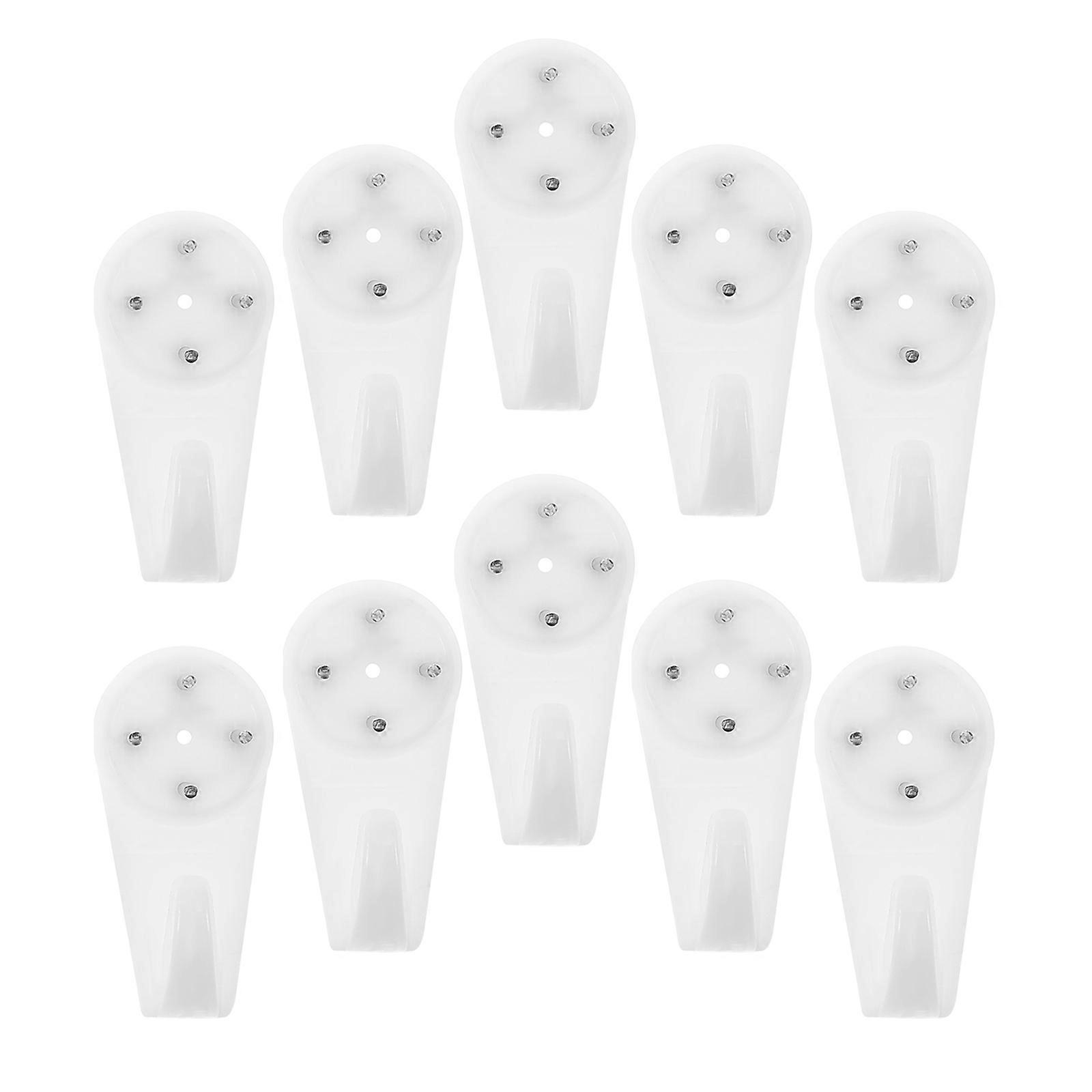 Invisible Hook Picture Hangers For Homeowners No Drilling Required PP Material 10Set