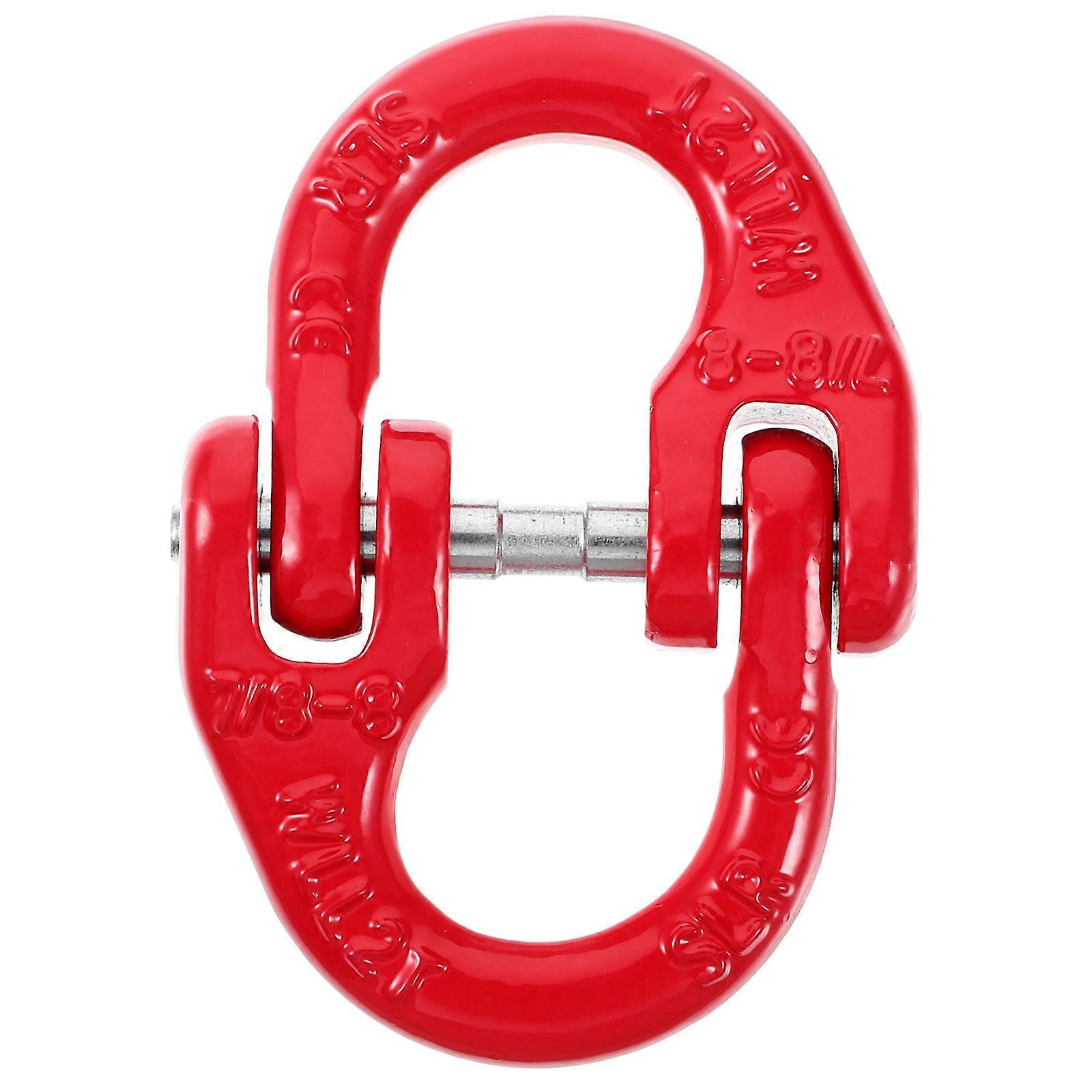 Industrial Heavy Load Connector Connecting Link Safety Chain Attachment For Crane Construction Site 1Set