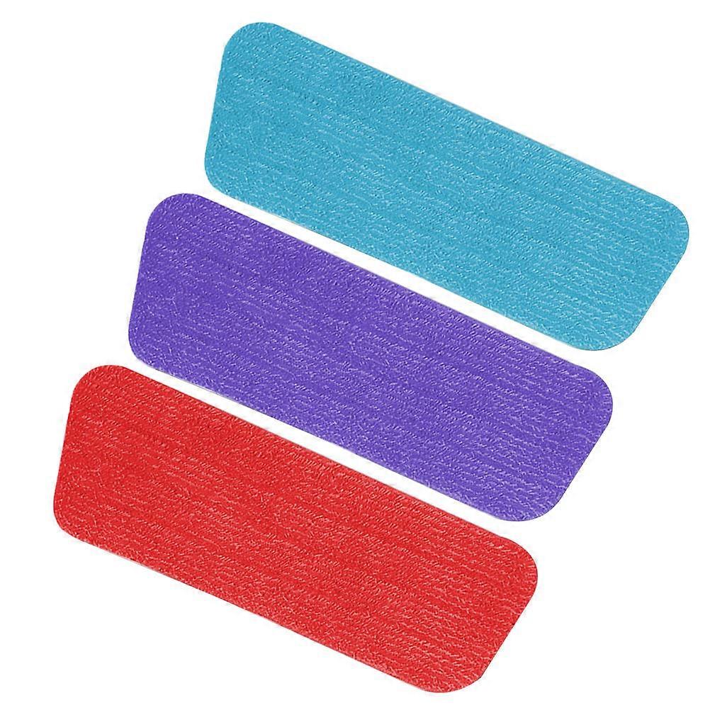 Mop Pad Replacement Mop Head Replace Cloth Water Absorption Mop Head Clean Accessories 14x13 Cm Blue 3Set