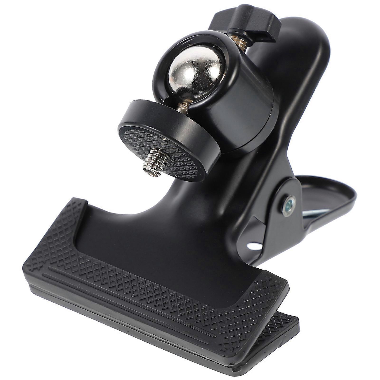 Camera Mount Adapter Ball Head Mount Angle Adjustment Photography Black 1Set