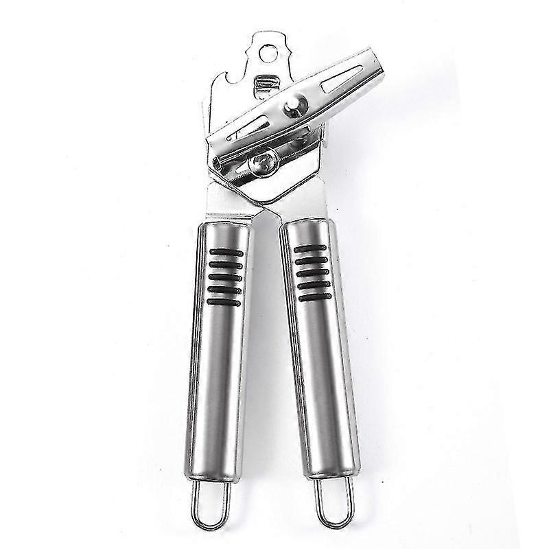 Kitchen Can Opener Stainless Steel Manual Can Opener Smooth Edge Durable Food Cutter 3 in 1 Beer Can Opener Handle for Elderly Patients NIUNIU