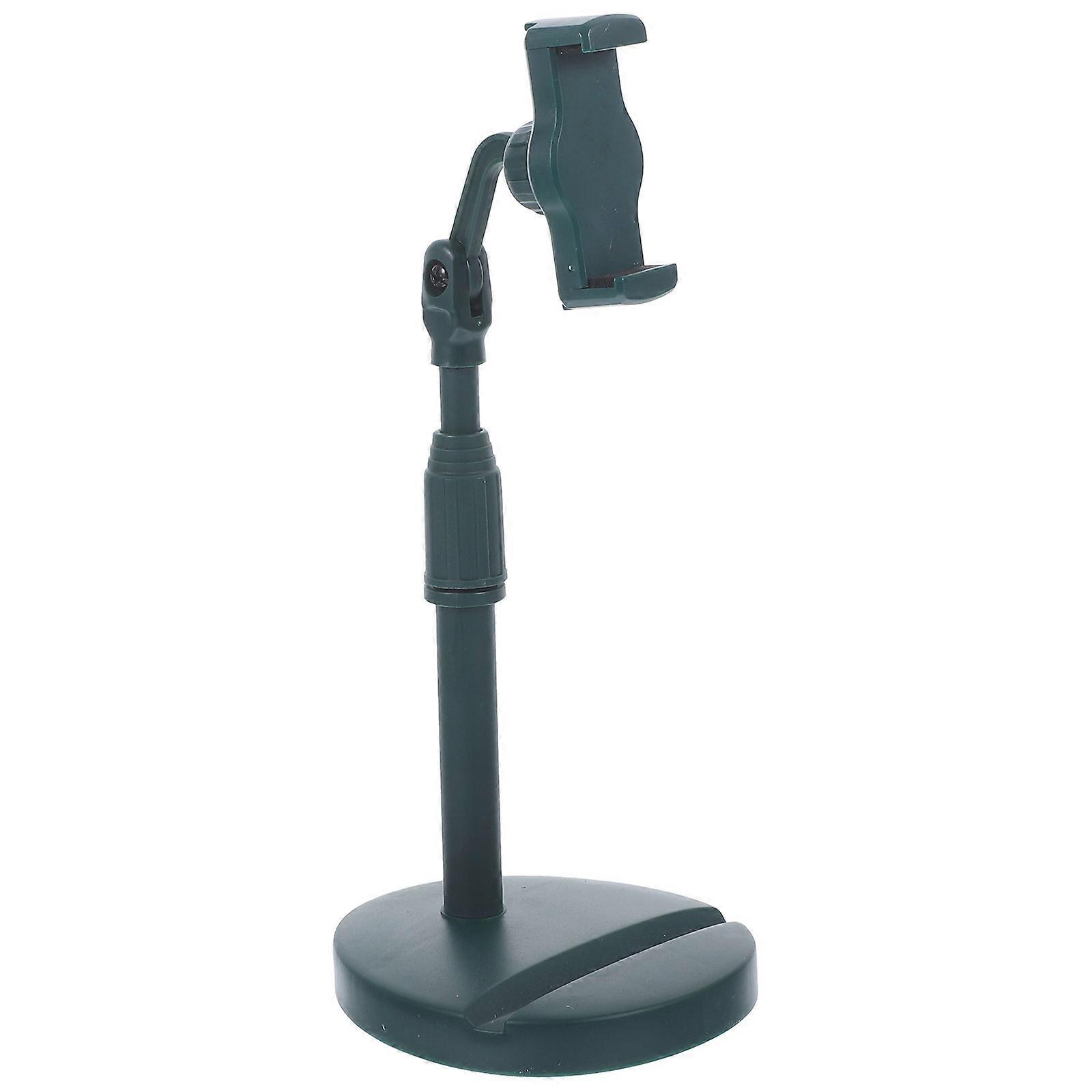 Green Adjustable Phone Stand for Home Use Lightweight and Stable ABS Material Perfect for Storage 4.7 Inches