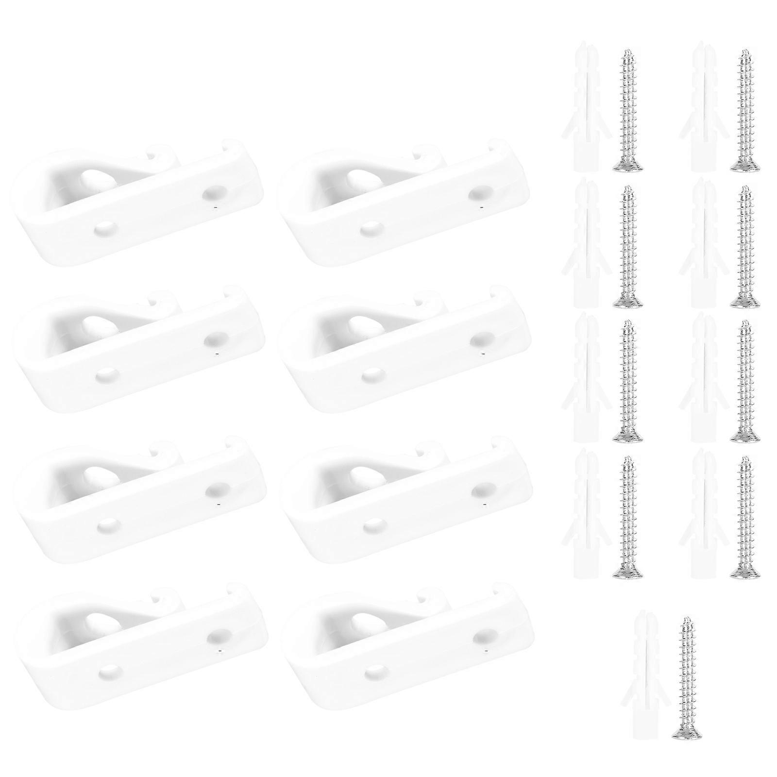 Window Shade Clips Roller Blind Replacement Ends Simple Design 8Pcs