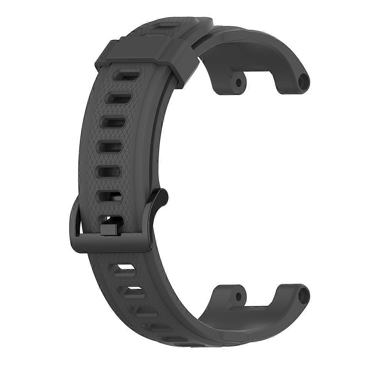 Bracelet de montre en silicone pour Huami Amazfit T-Rex Amazfit T-Rex Pro - Gris foncé