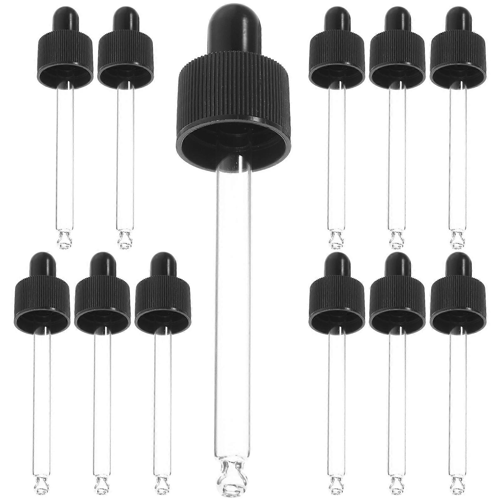 Here's a well structured product description for your **12pcs Skincare Eye Dropper Set**:
### **12pcs Skincare Eye Dropper Set – Black Rubber