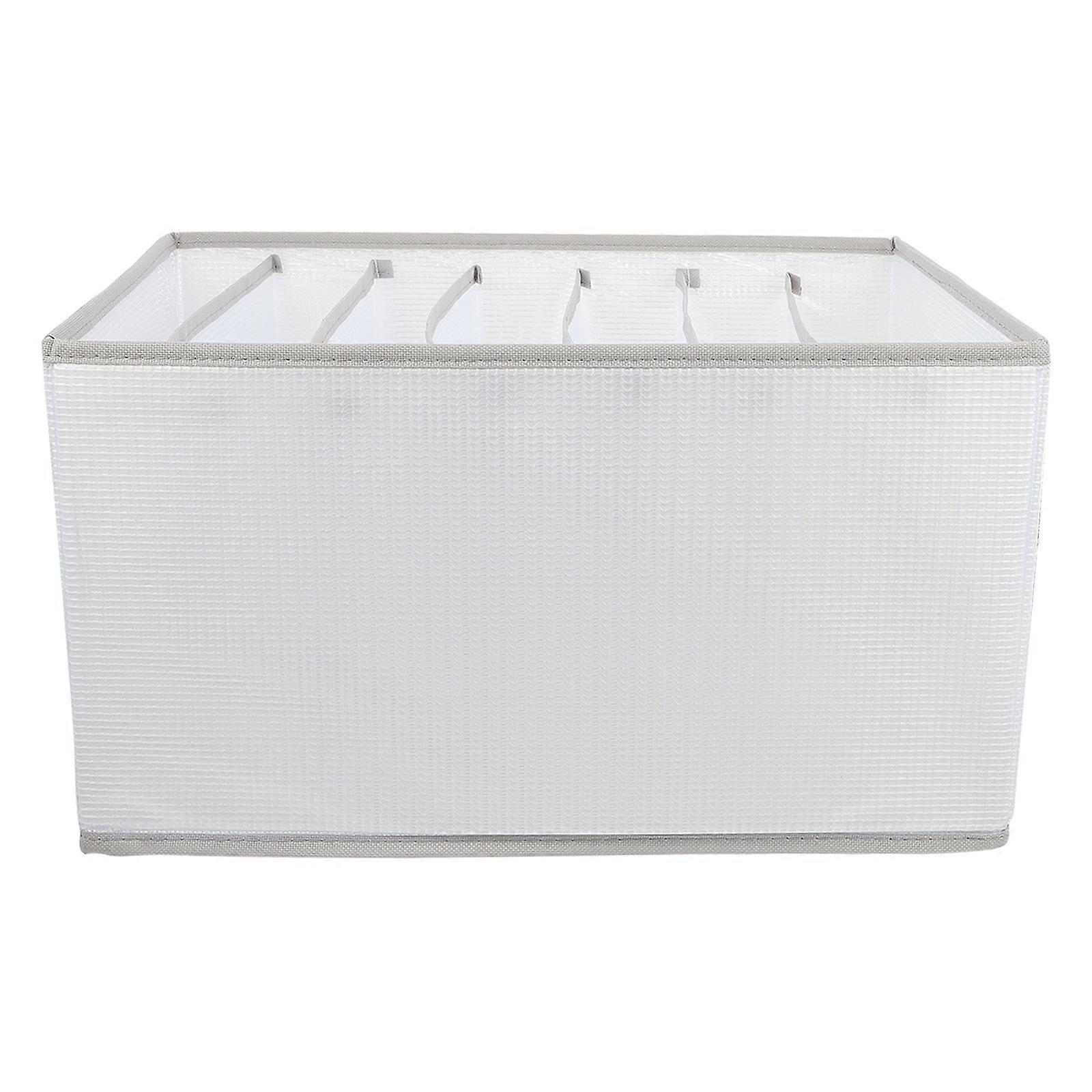 Organizing Storage Box 1Set For Bathroom Use 14.15X9.82X7.86IN White Saving