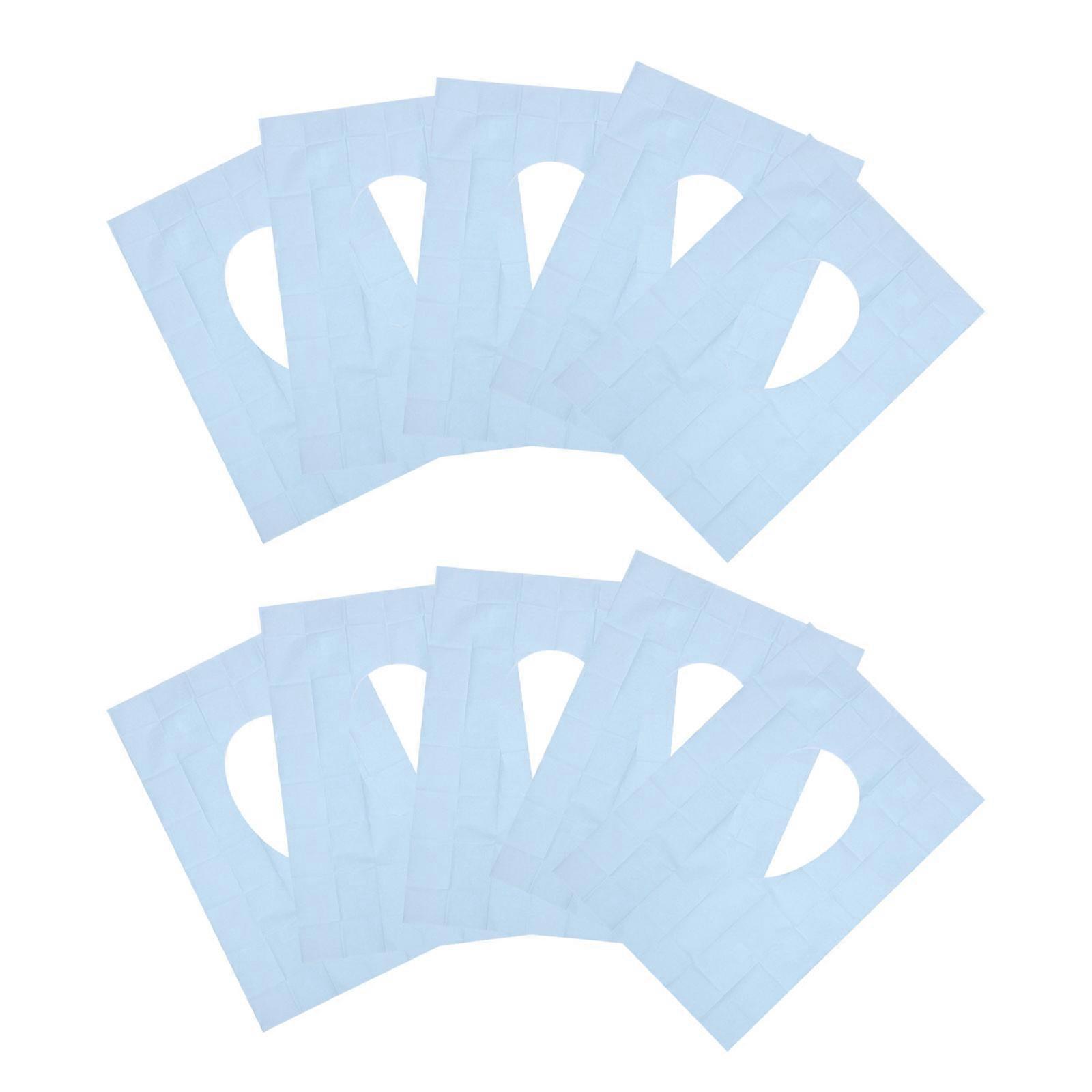 10 Pcs Disposable Toilet Papers for Pregnant Women Travel Use (Sky Blue)