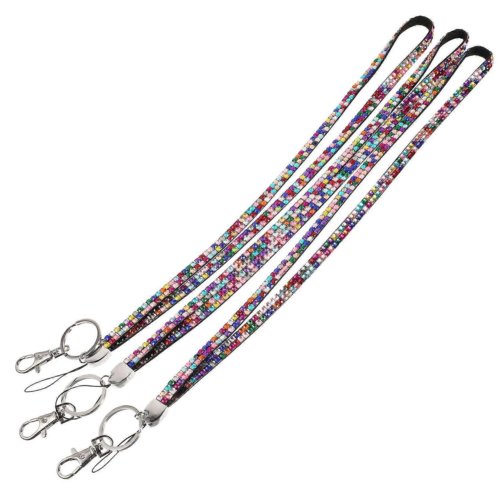 Durable Plastic Hanging Lanyard for Phone Use with Beautiful and Fine Craftsmanship 3pcs