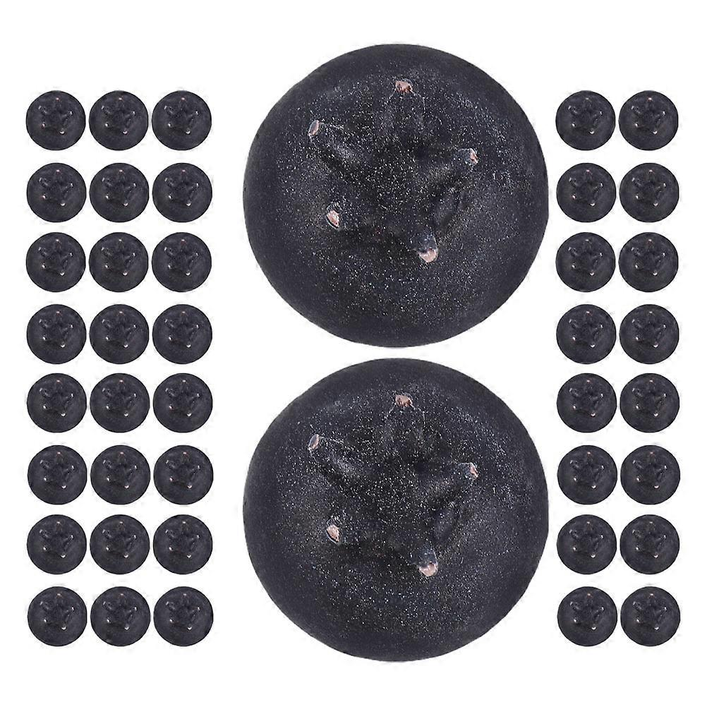 60PCS Lifelike Artificial Blueberries Realistic Fake Fruits for Party Decorations Table Centerpieces and Photography Props