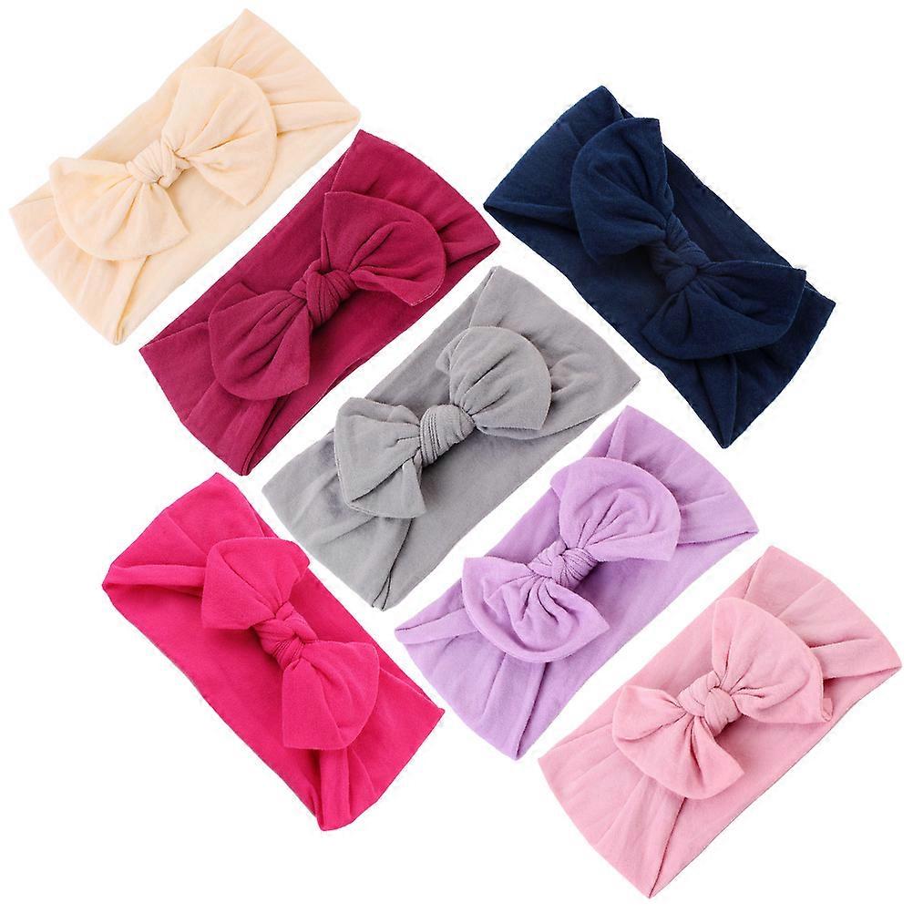 Elastic Baby Headbands, Cute Bowknot Shape for Comfortable All-Day Wear