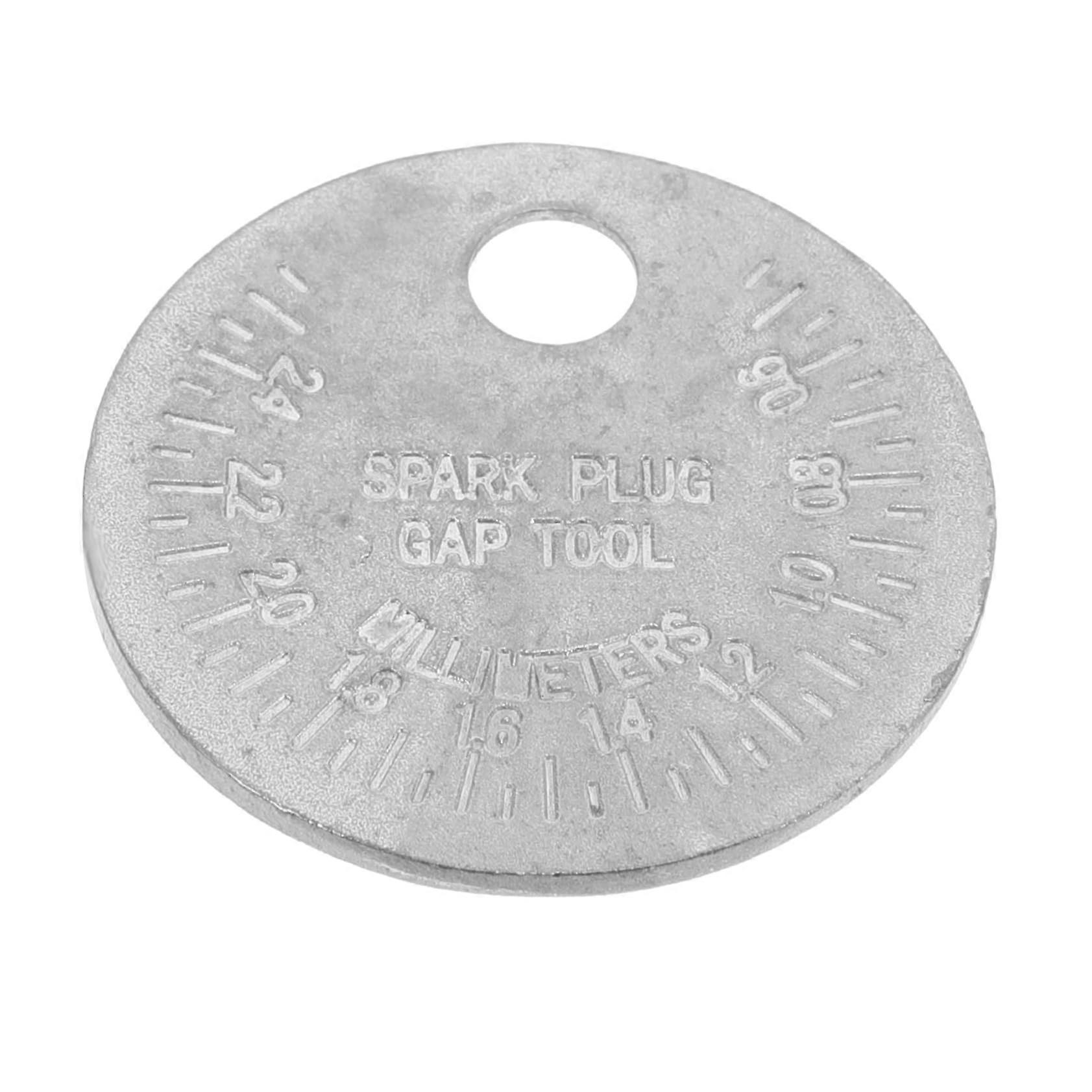 Spark Plug Gauge Tool for Accurate Spark Plug Spacing Measurement, Zinc Aluminium Spacer Tool for Wire Gap Clamping