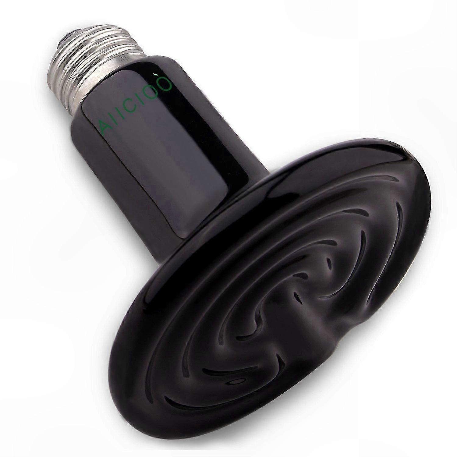 Reptile Heat Bulb for Basking - Ceramic Emitter Lamp for Terrarium, Chicken Brooder Heater, Suitable for Lizards, Snakes, and Pets