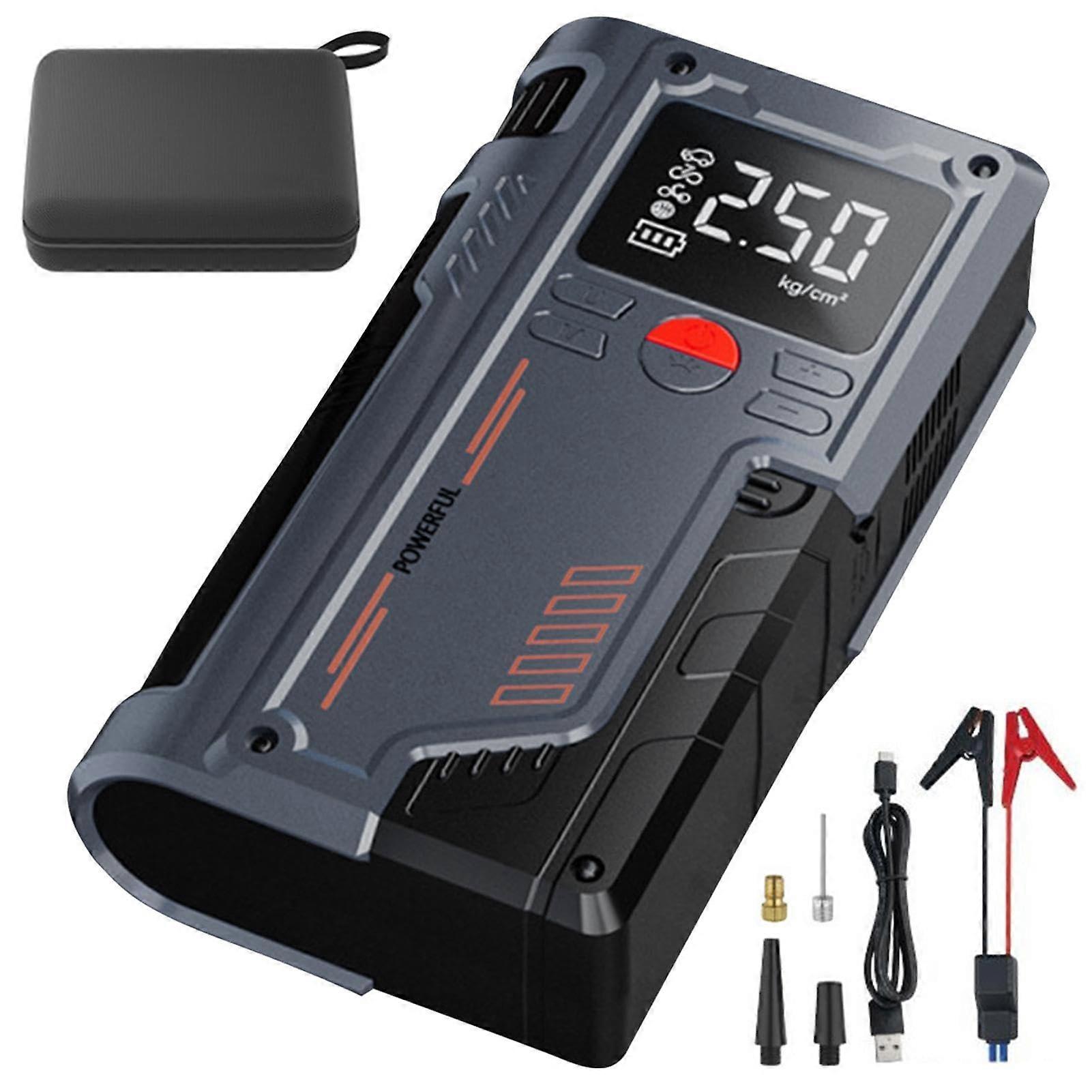 Jump Box for Car Battery, 1000A Portable Car Jumper with LED Digital Display, Compact Size, Vehicle Power Supply