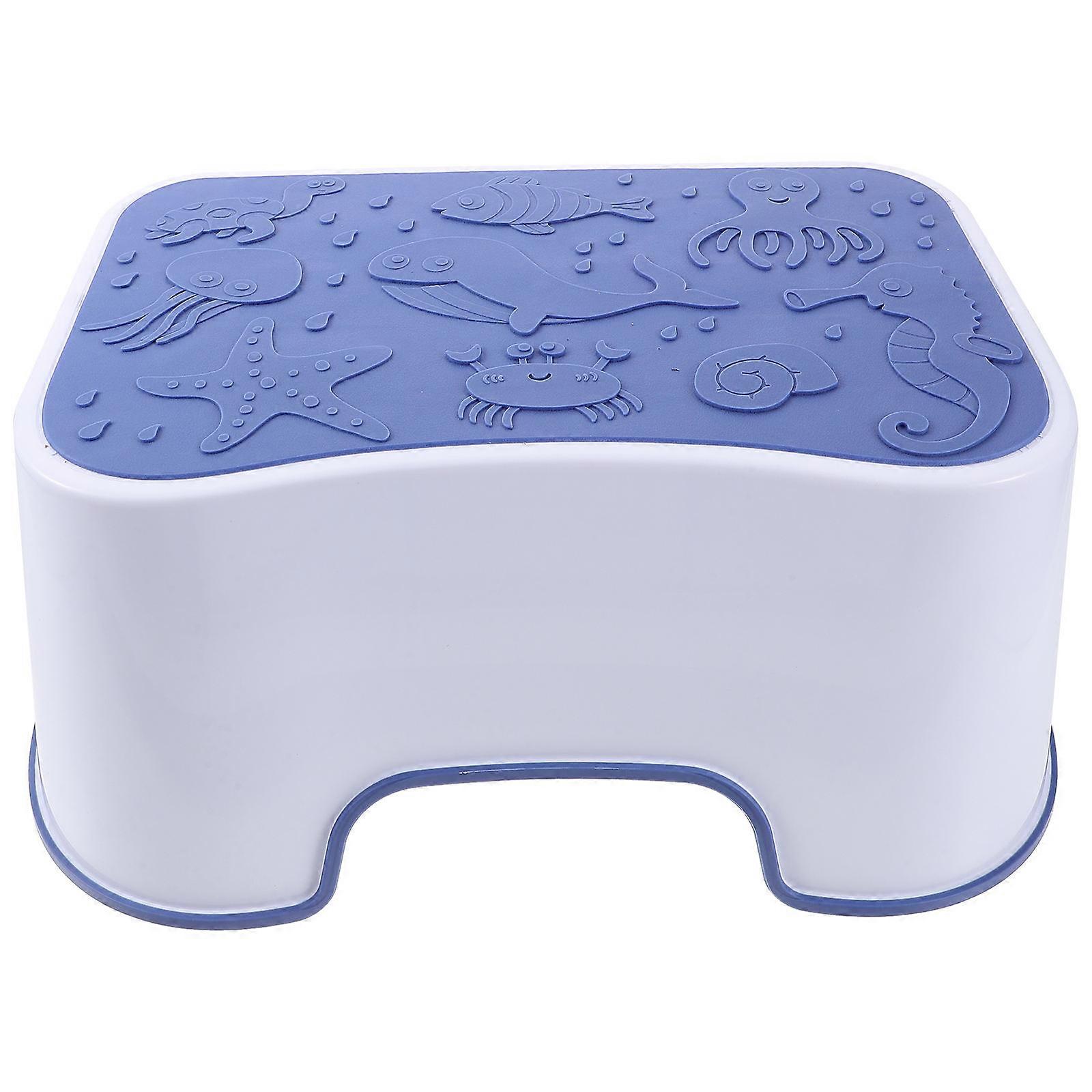 Ergonomic Non Slip Toilet Footstool for Adults – Compact, Space Saving Design for Proper Posture