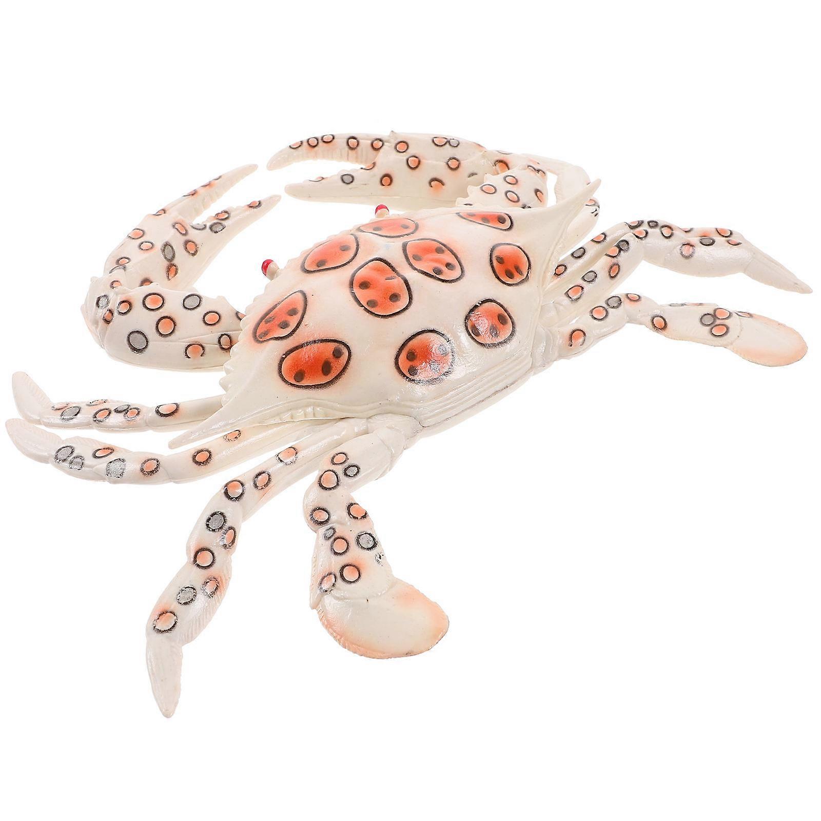Realistic Crab Decoration for Home Office or Aquarium Made of Durable Plastic
