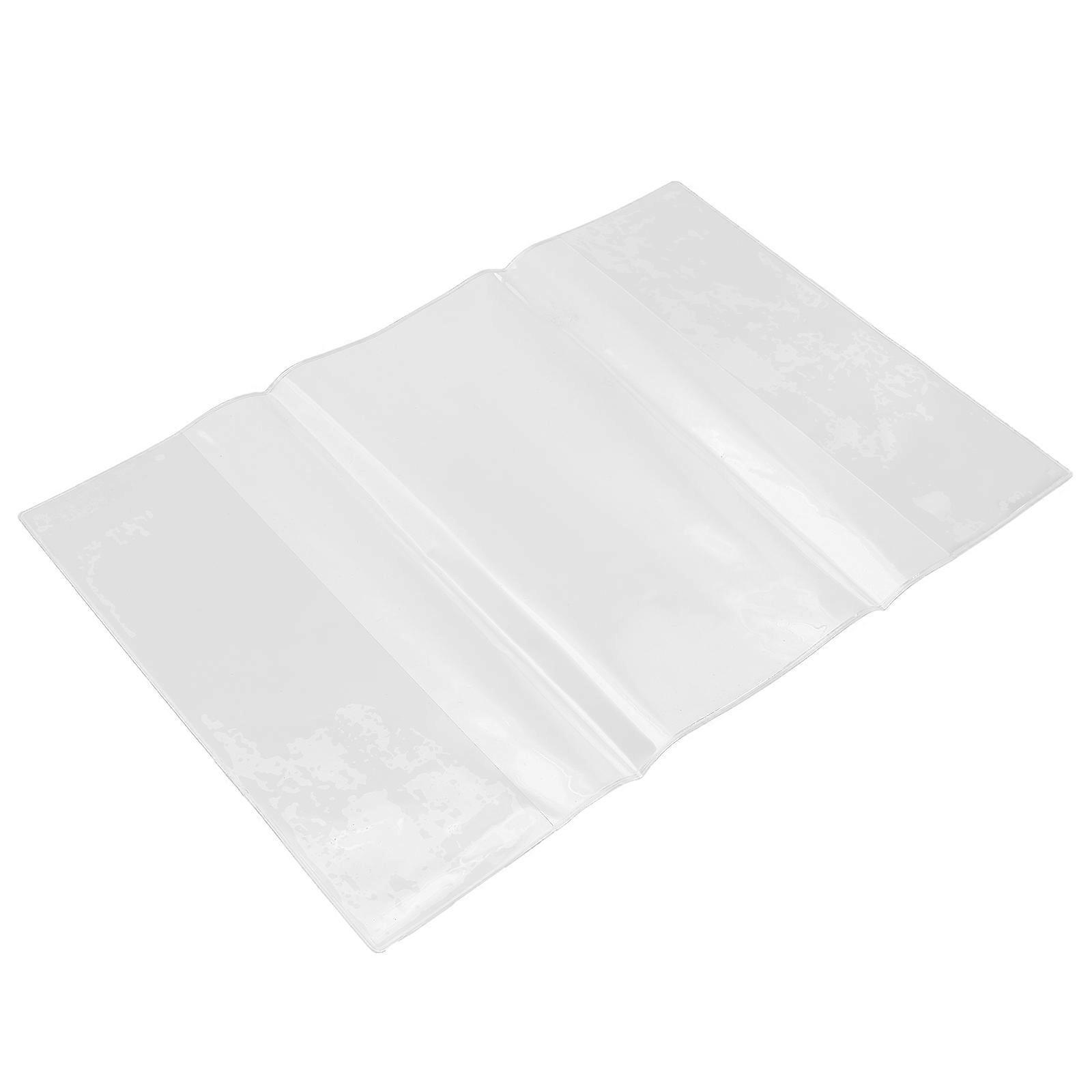 Clear Transparent Book Cover Protector Sleeve for Notebooks, Textbooks, and Scrapbooks – Scratch Resistant Film for Schools and Libraries