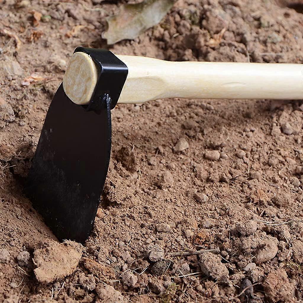 Essential Garden Hoe 35cm Portable Stainless Steel Hand Tool With Ergonomic Handle For Weeding And Cultivation