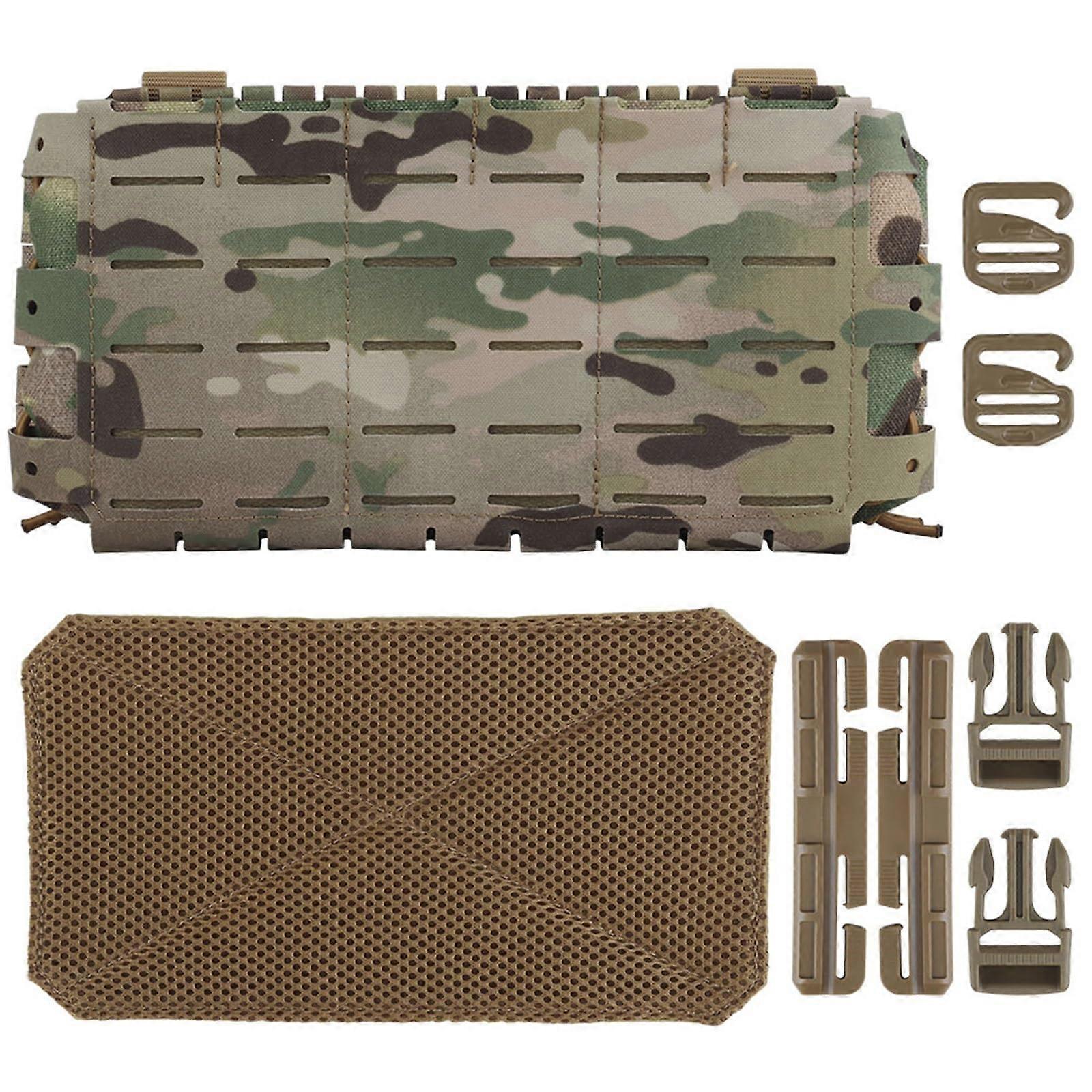 Multifunctional Tactical Chest Mag Pouch Plate, Hook and Loop Tactical Plate for 556 Mag