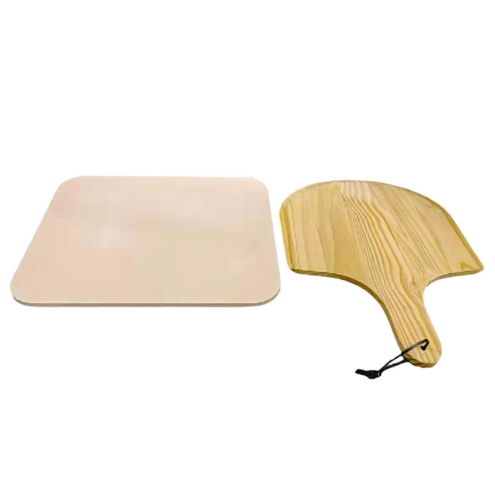 Pizza Grill Stone – Handmade Baking Stone for High-Temperature Pizza & Bread, Rectangular Outdoor Cooking Slate