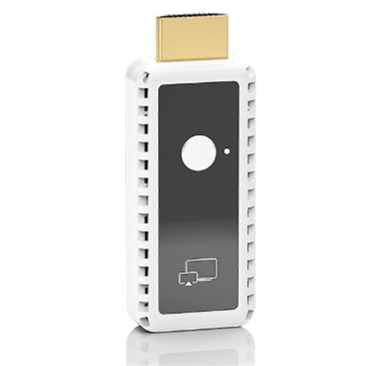 Wireless Transmitter and Receiver 2-in-1, 4K Decode 1080P Output Wireless 2.4G&5G Display Adapter Plug & Play