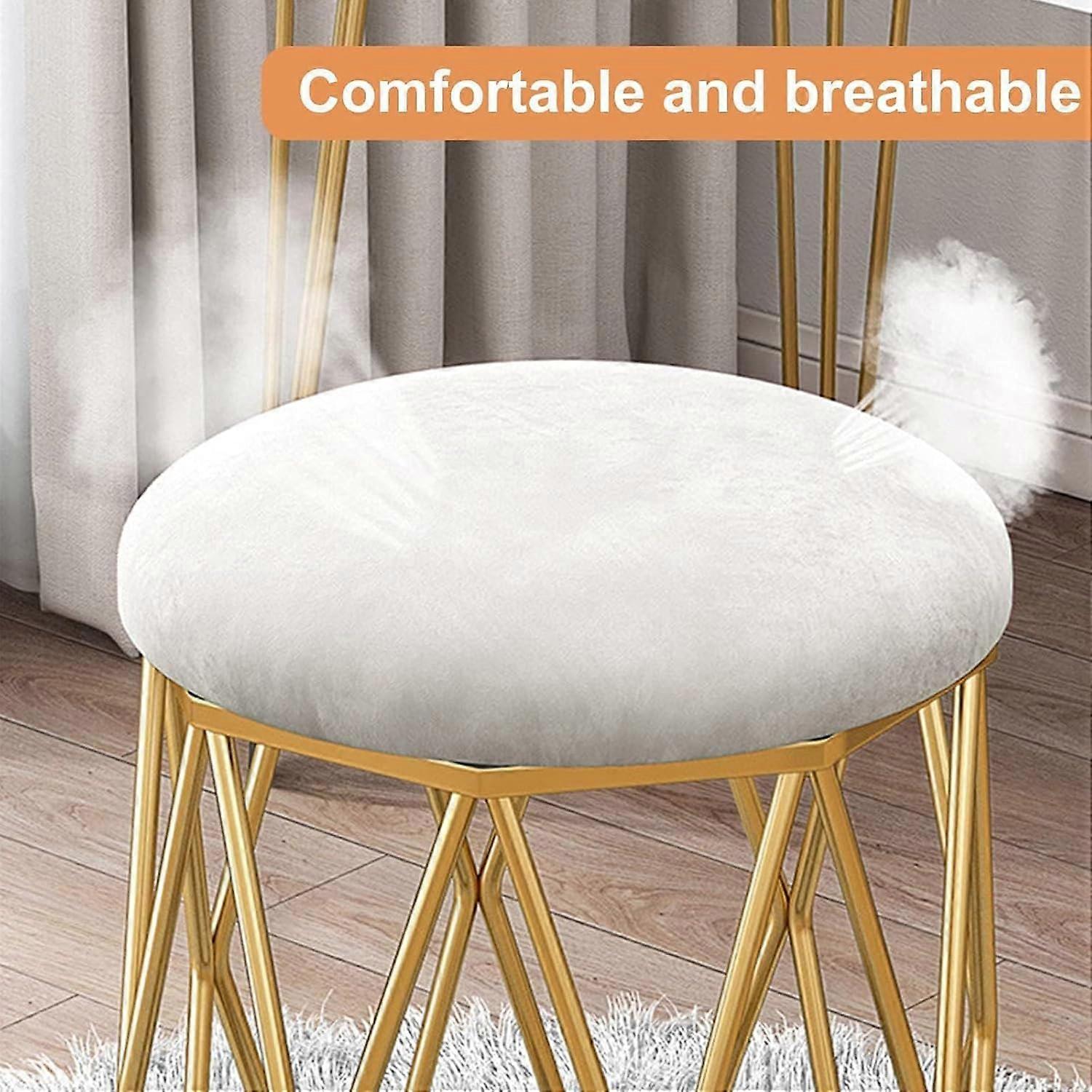 green emerald velvet dress Amazon.com: Modern Vanity Chair Stool with Gold Legs,Low Back Makeup Chair  Round Padded Seat,Dining Chair Bedroom Dressing Stool for Ladies (Color :  Orange+Plaid) : Home & Kitchen main image 0