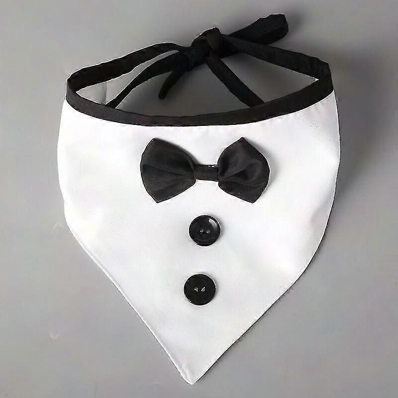 Pet Triangle Drool Bib with Bow for Babies