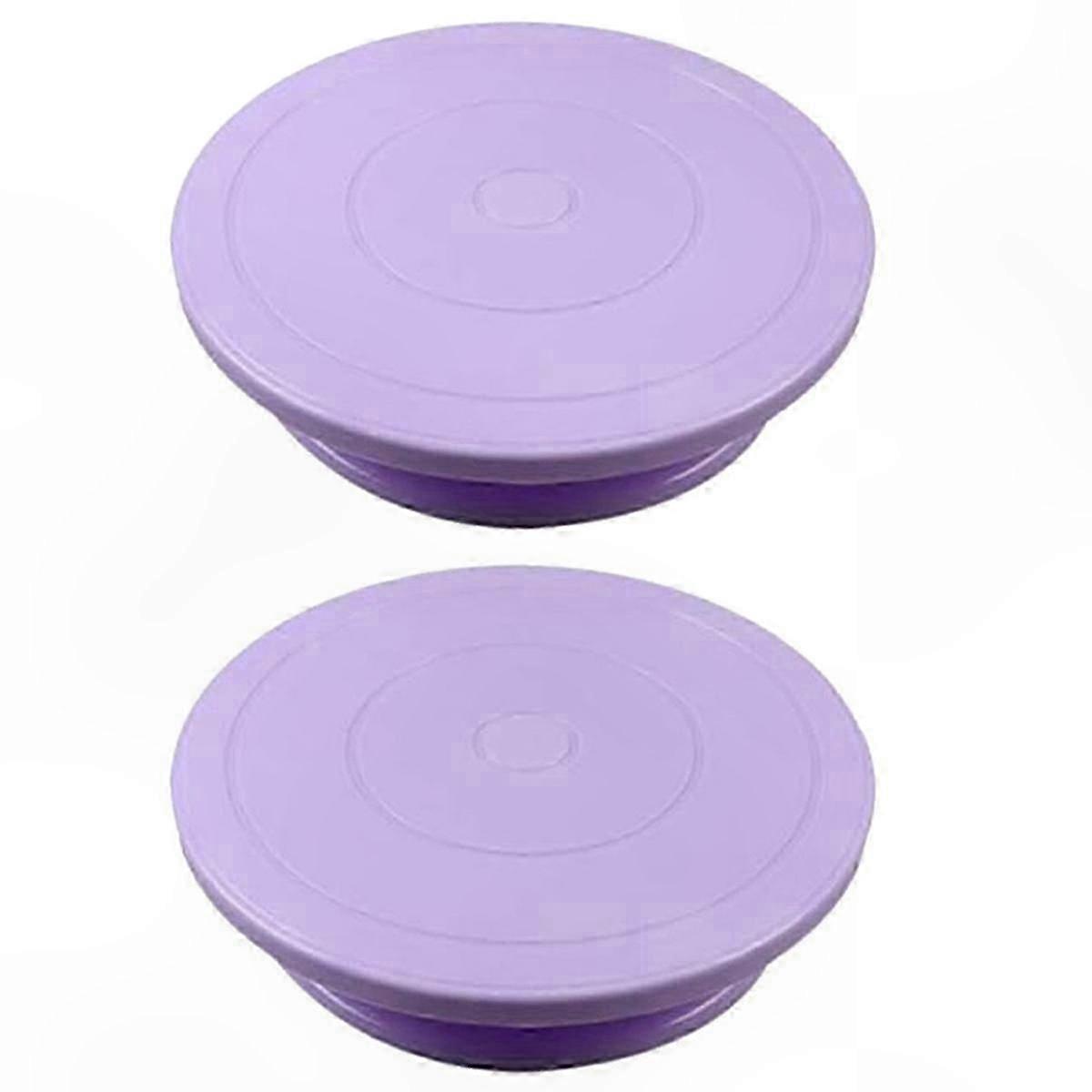 Rotating Cake Stand for Decorating and Carving - Perfect for Birthday Cakes