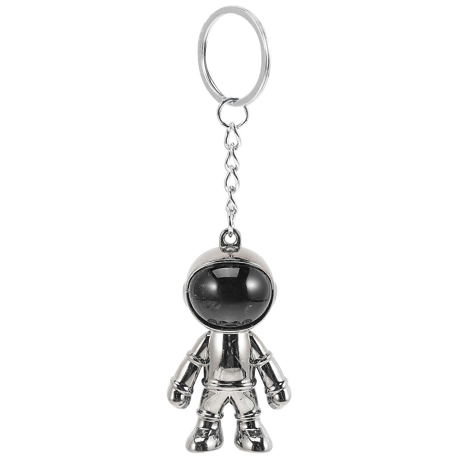 Astronaut Keychain Backpack Hanging Decoration Metal Key Pendant Astronaut Keyring