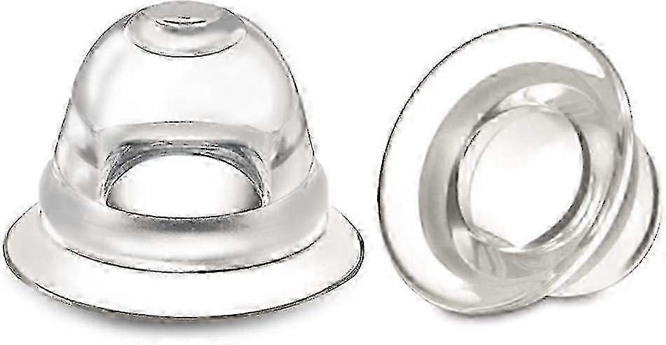 4-Pack Niplette Invisible Suction Cups for Flat & Inverted Nipples - Soft Food Grade Silicone Corrector