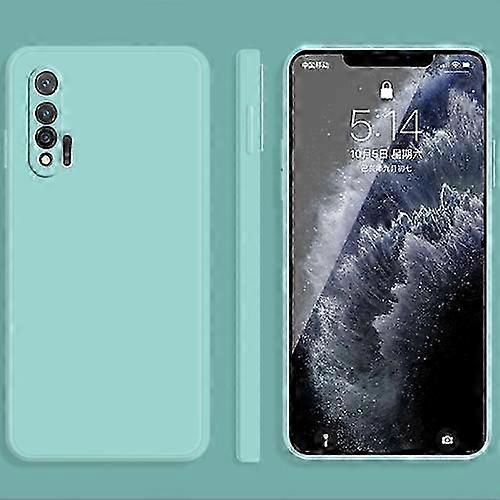 For Huawei nova 6 4G Solid Color Imitation Liquid Silicone Straight...