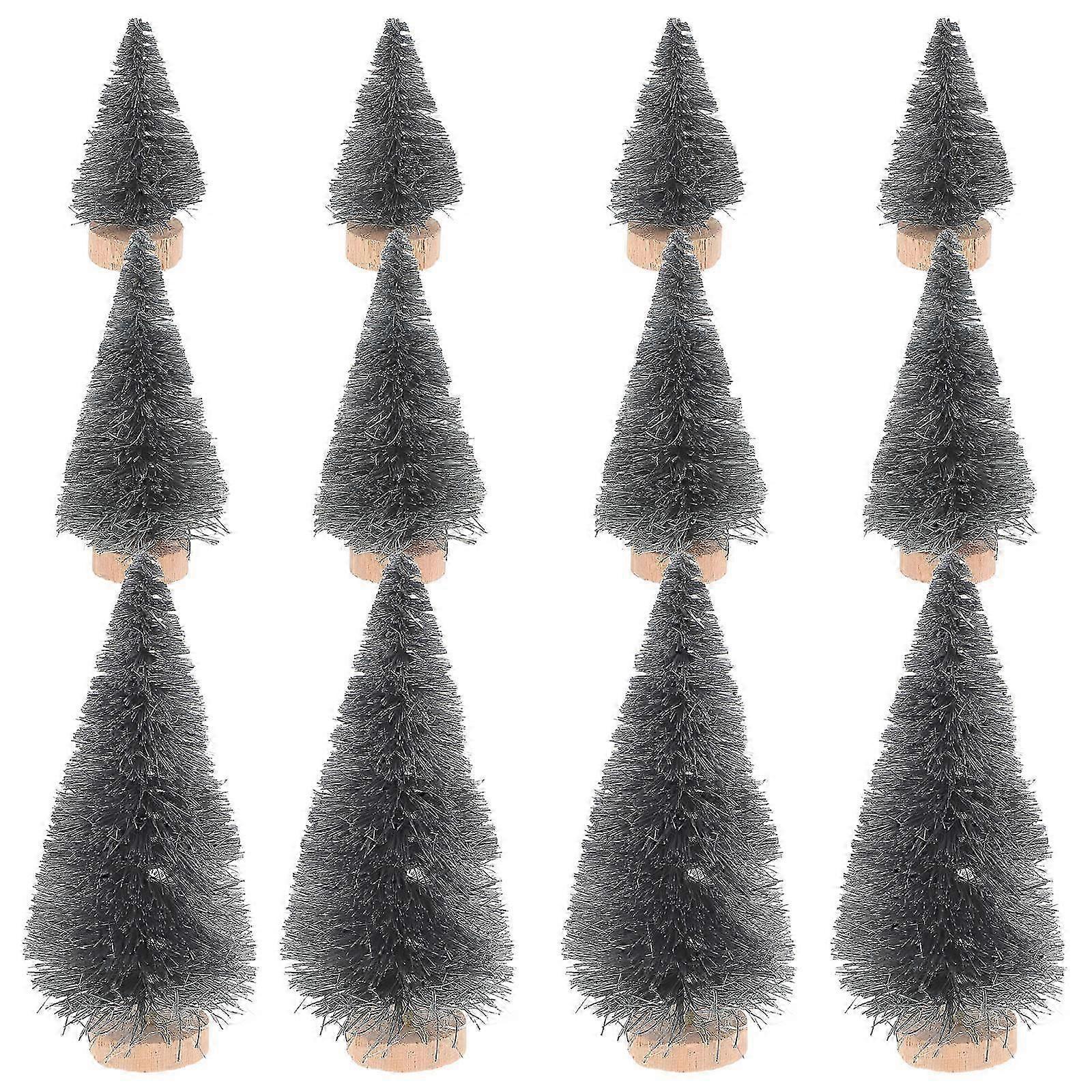 松の木モデルハロウィーンギフト授賞装飾友達8.50X3.60X3.60cmブラック12個