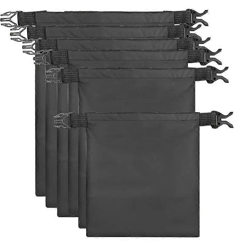 5piece Set Waterproof Dry Bag Backpack Army Black
