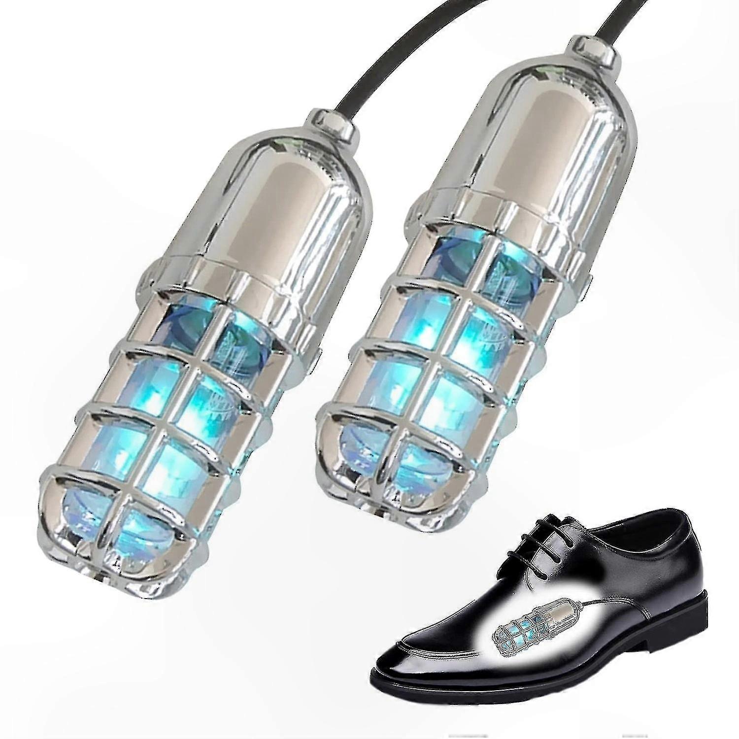 UV Shoe Freshener - Odor Remover and Sanitizer for Footwear, Anti-Smell Boot Dryer with Sterilizing Function