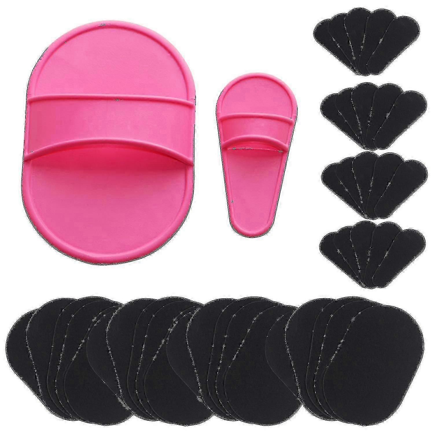 עור חלק פילינג רפידות להסרת שיער - 40 מסיר שיער לשימוש חוזר גוף, פנים, פנים, רגליים, מסיר שיער! ZZ19