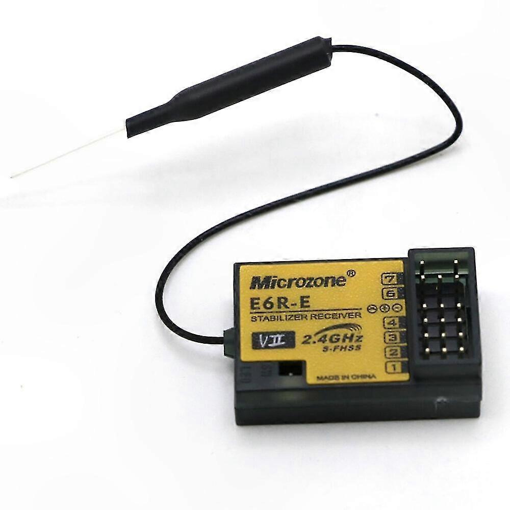 6-Channel 2.4GHz Mini RC Receiver for Radio Transmitters with Stabilizer Function