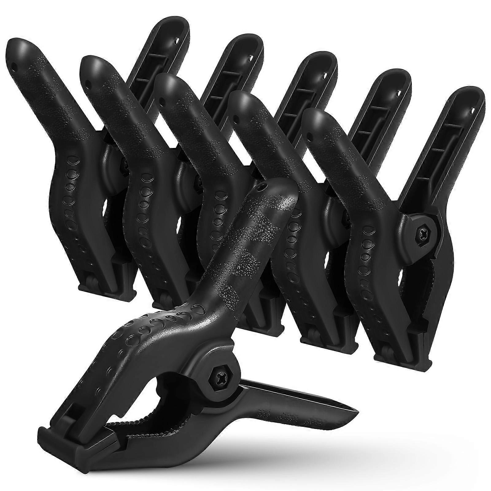 Backdrop Cloth Clips Large Backdrop Photography Sessions Black Pp Securing Backdrops 6Pcs