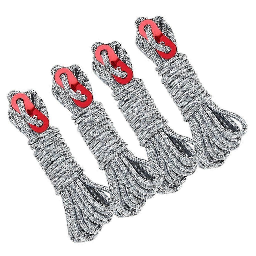 Camping Guide Rope Set Tent Guy Rope Cord Strong Heavy-Type Camping Rope