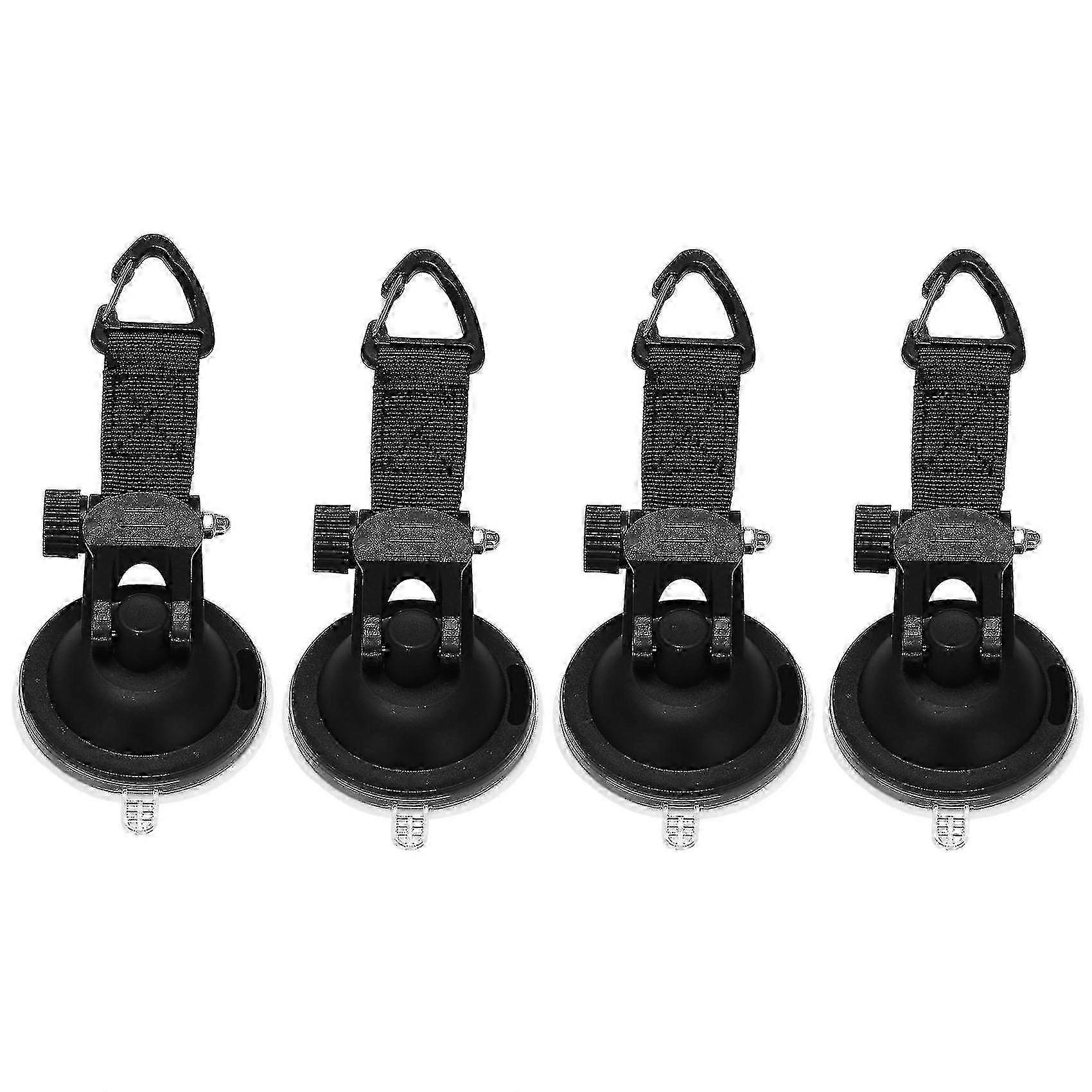 4pcs Suction Cup Anchor Securing Hook Tie Down, Hook Universal SZRH A-S