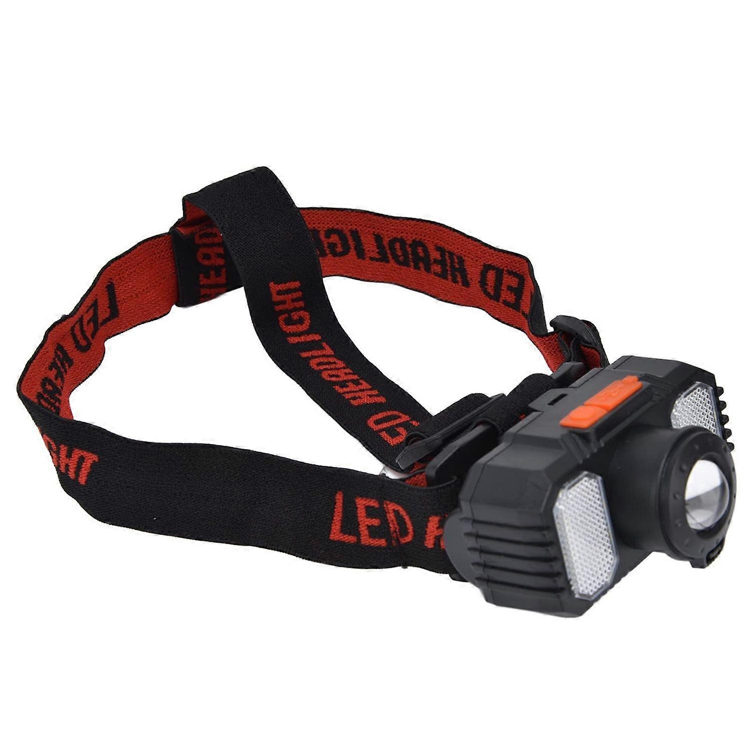 Rechargeable LED Headlamp Flashlight, Dual Light Source Super Bright Headlamp with Cell Phone Charging Head, USB Waterproof Portable Headlamp for Hiki