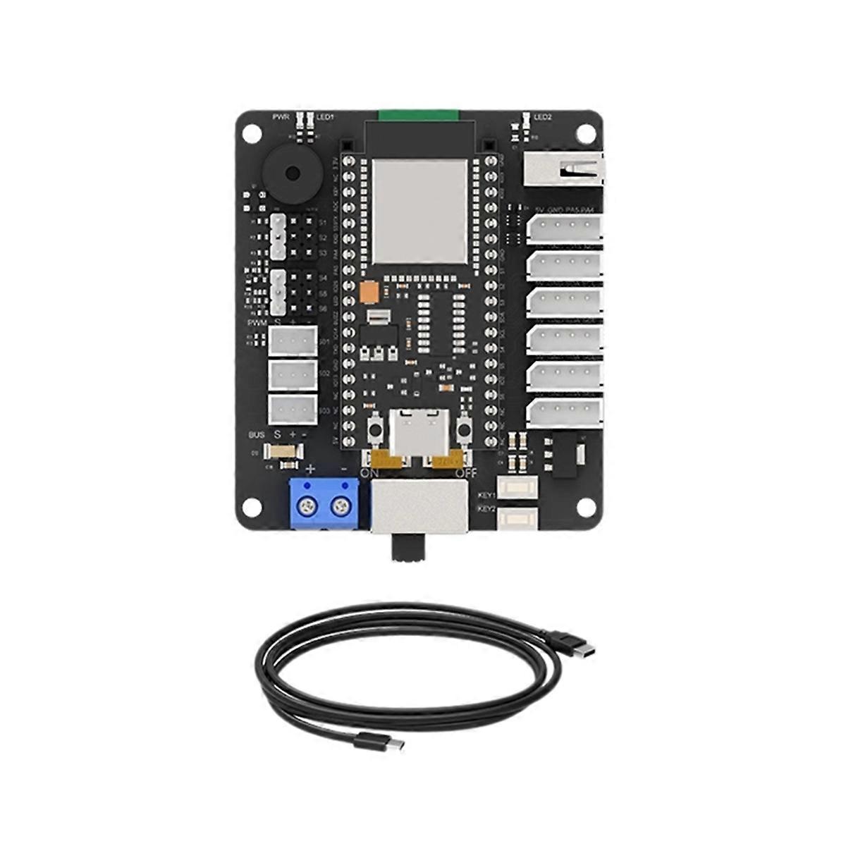 Open Source 6-Channel Servo Control Module Motherboard with Built-in Bluetooth ESP32 Robot Arm Cont