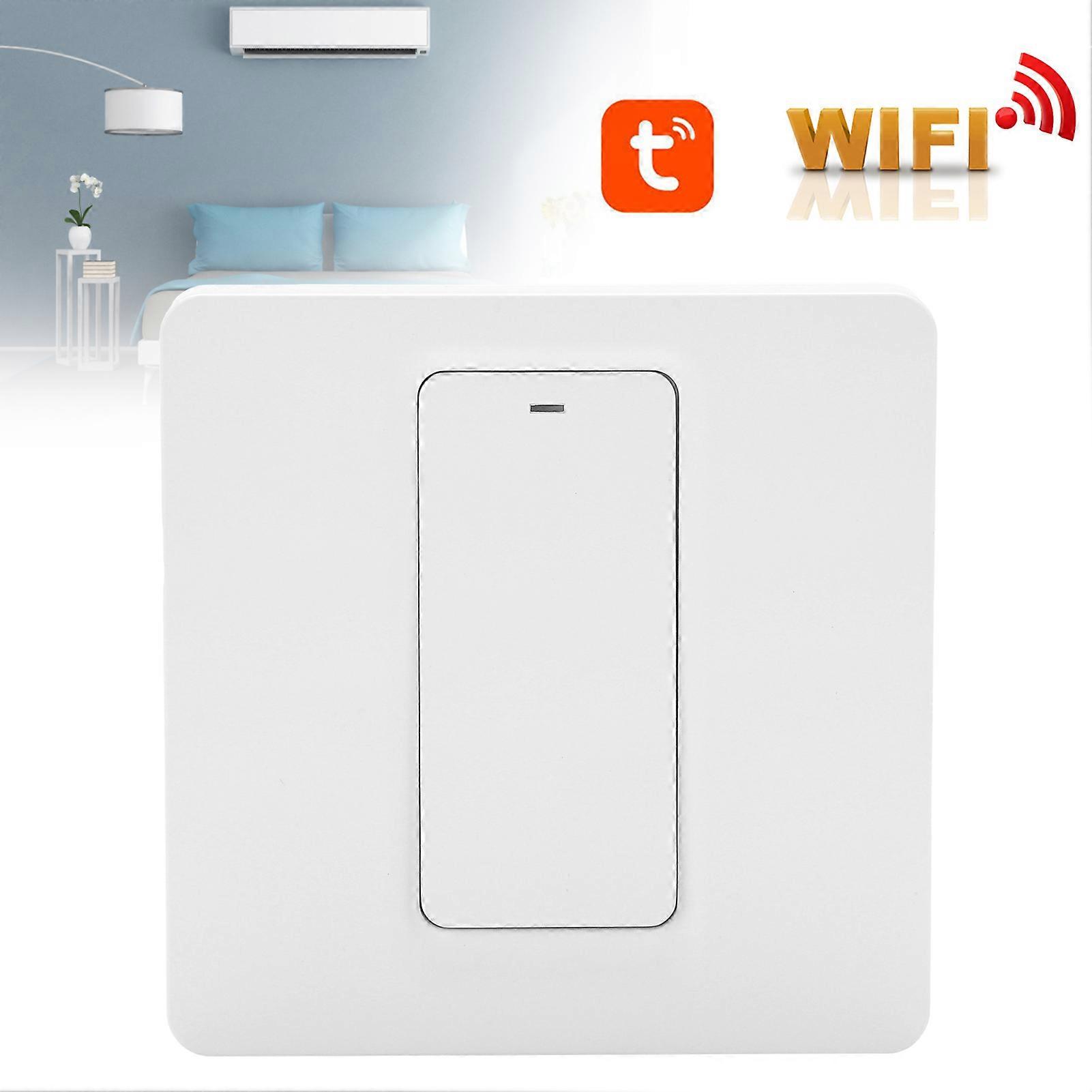 1 Gang Smart Wall Switch Push Button AC 100-240V 600W 86x86x42mm