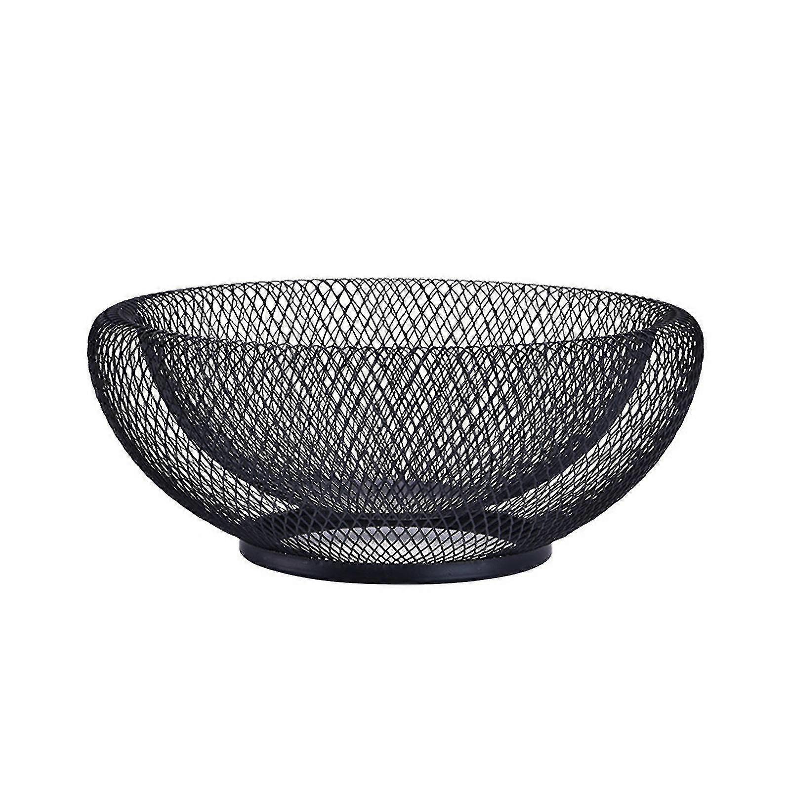 Dubbla lager järnfruktkorg för köksförvaring Organizer